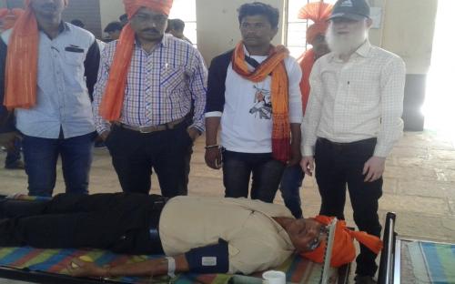 Blood Donation Camp on the eve of Shivaji Maharaj Jayanti 